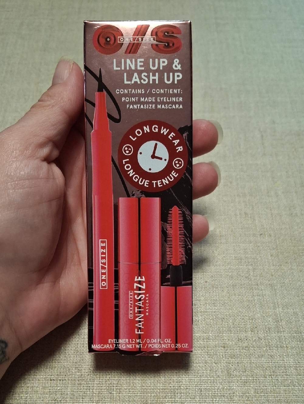 ONE/SIZE Line Up & Lash Up Eyeliner and Mascara Set - Black